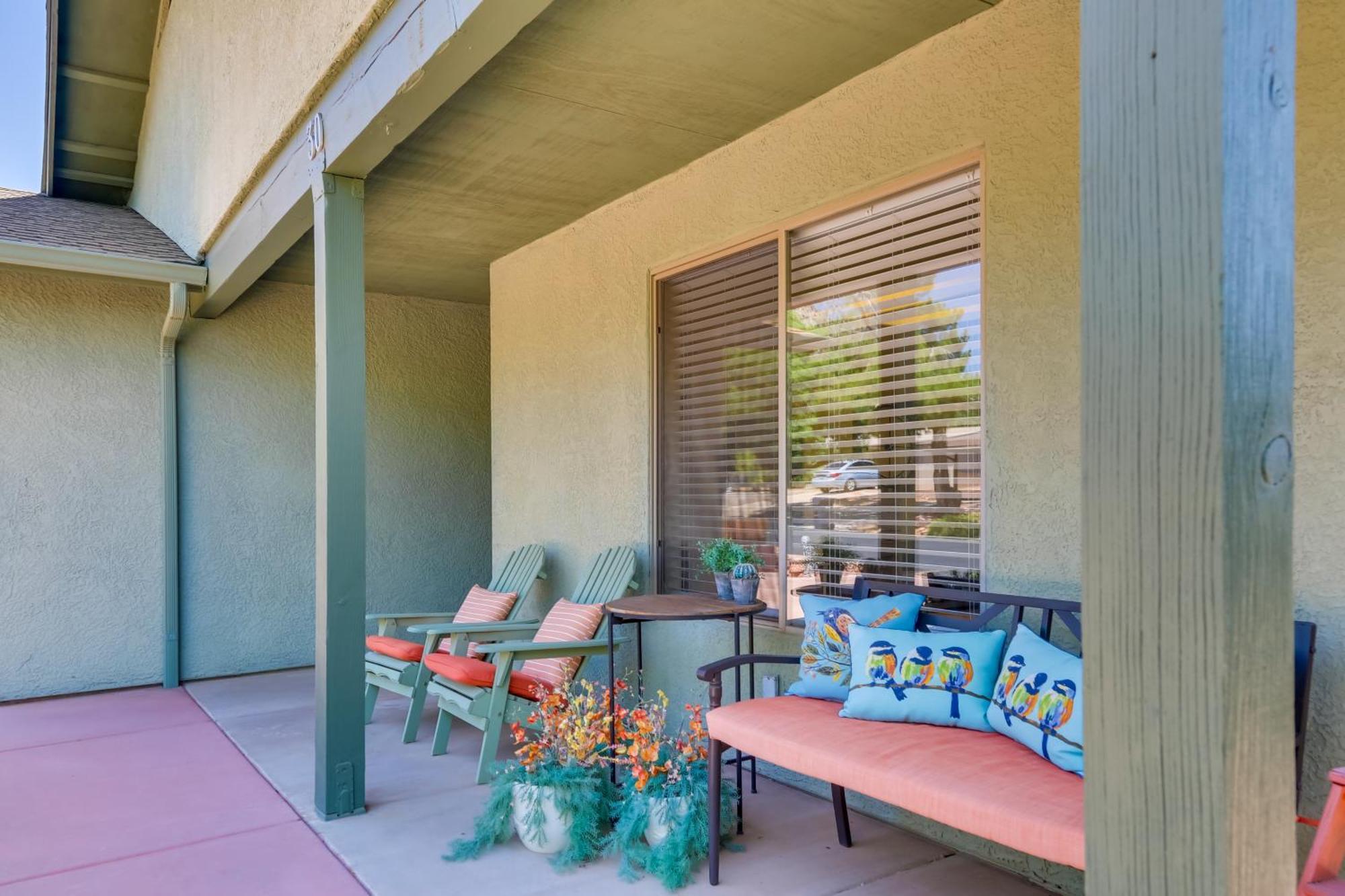 Red Rock Retreat With Patio 3 Mi To Downtown Sedona Villa Esterno foto