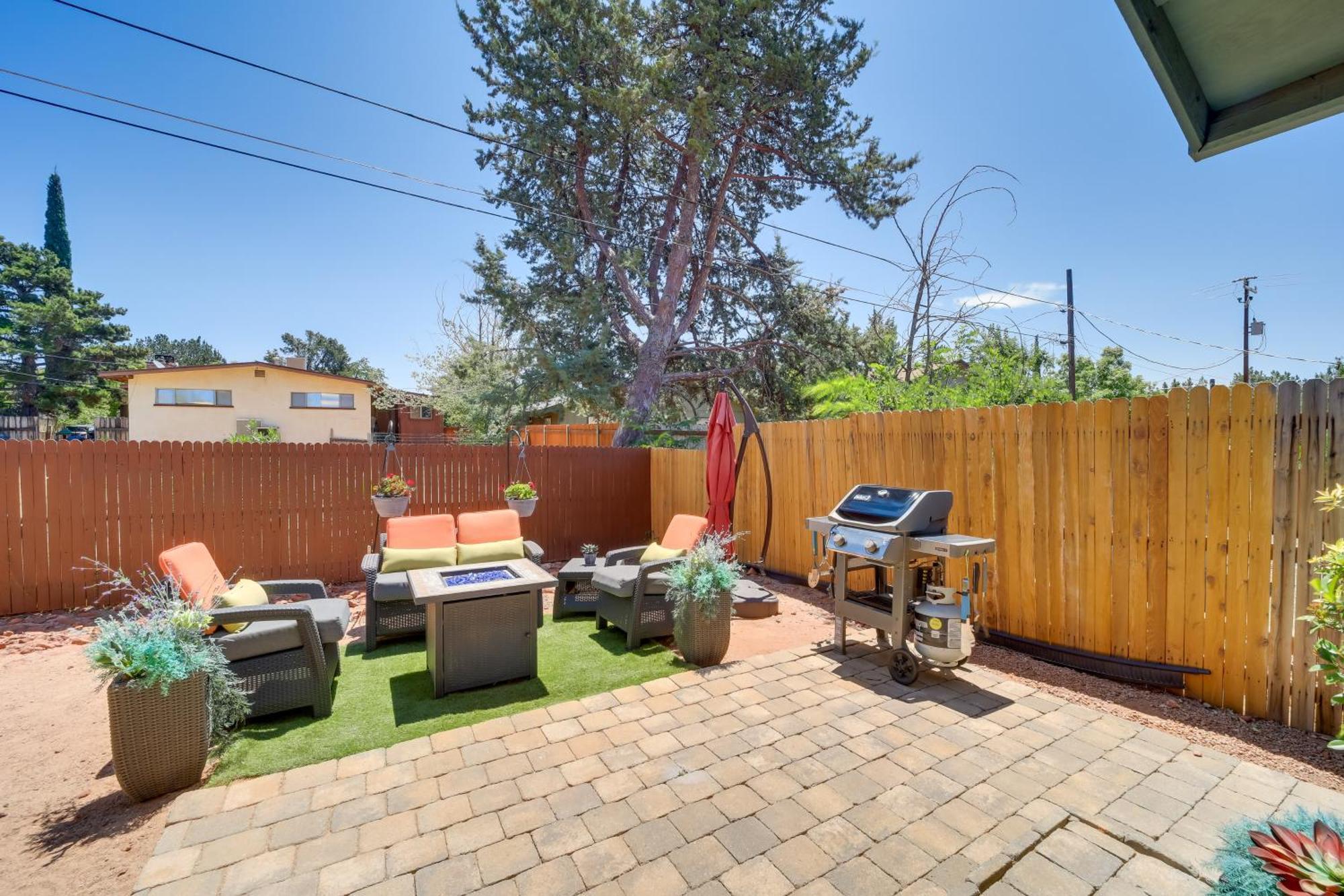 Red Rock Retreat With Patio 3 Mi To Downtown Sedona Villa Esterno foto